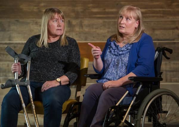Campaigners Olive McIlroy and Elaine Holmes refused to put their names to the report. Picture: John Devlin