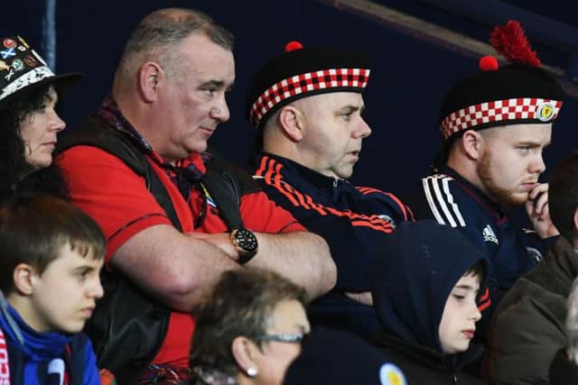 The Tartan Army have become very frustrated at missing out on trips to so many major finals. Picture: Alan Harvey/SNS.