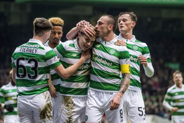 Celtic have been celebrating all season and are currently on a stunning 36-game unbeaten run in Scotland. Picture: Craig Williamson/SNS