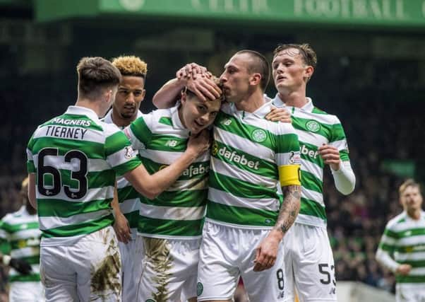Celtic have been celebrating all season and are currently on a stunning 36-game unbeaten run in Scotland. Picture: Craig Williamson/SNS