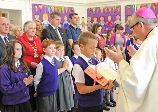 The report said pupils attending Catholic schools had no better atttainment than non-denominational schools (file photo)