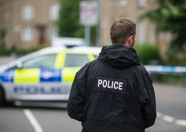 Police were called to the large-scale disturbance in Kilmarnock
