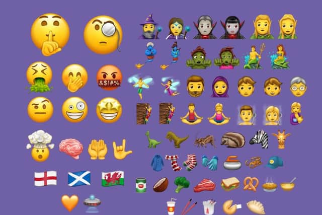 An overview of the new emoji. Picture: Emojipedia