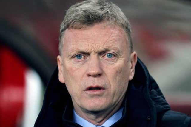 Sunderland manager David Moyes. Picture: PA