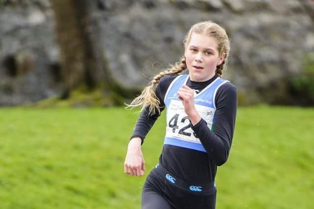 Lily Evans Haggerty is the first Scottish U15 GB Schools Cross Country champion. Picture: Bobby Gavin/Scottish Athletics.
