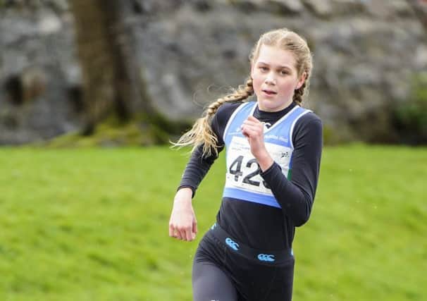 Lily Evans Haggerty is the first Scottish U15 GB Schools Cross Country champion. Picture: Bobby Gavin/Scottish Athletics.