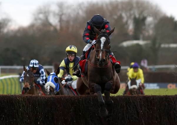 Scotland's Grand National hope One For Arthur and Derek Fox, pictured in action together at Warwick, will team up again at Aintree after Lucinda Russell's stable jockey was passed fit. Picture: PA Wire