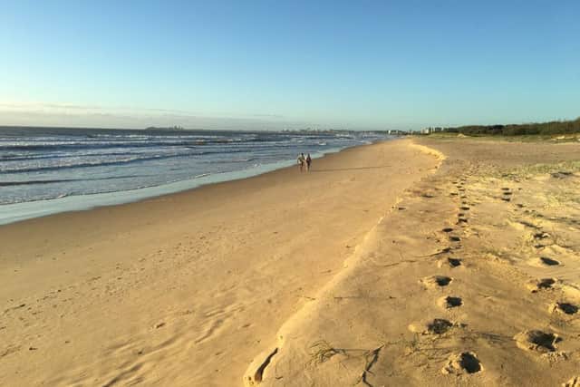 Surf Beach at dawn on the Sunshine Coast. Picture: Fiona Laing