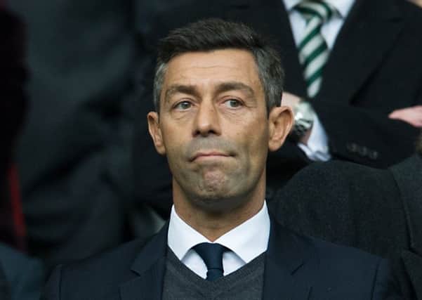 Rangers boss Pedro Caixinha has decided to name his team to face Kilmarnock early. Picture: John Devlin
