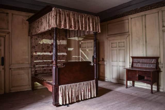 A bed left at Bannockburn House. PIC: Forgotten Scotland.