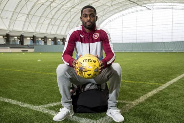 Lennard Sowah believes Hearts first-half performance against Celtic was a reason for optimism.
Picture: SNS.