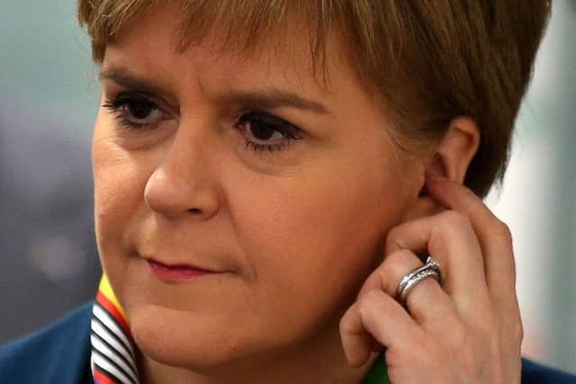 Sturgeon was reacting to news of US airstrikes on Syria. Picture: PA