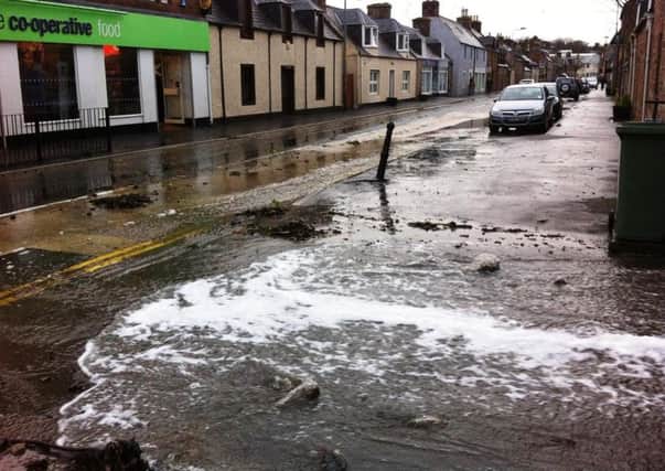 Golspie flood. Picture: Highland Council