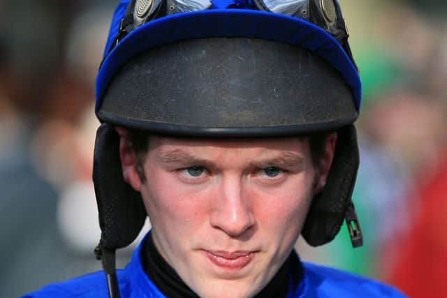 Jockey Derek Fox will ride One For Arthur in the Grand National. Picture: Nigel French/PA Wire.