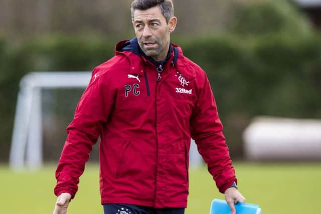 Rangers manager Pedro Caixinha caused a surprise by naming his starting XI a day before they face Kilmarnock. Picture: SNS