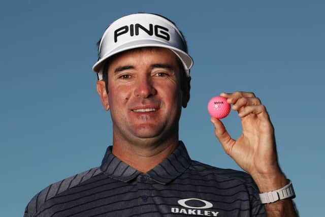 Bubba Watson will play with coloured golf balls at Augusta. Picture:  Sam Greenwood/Getty Images