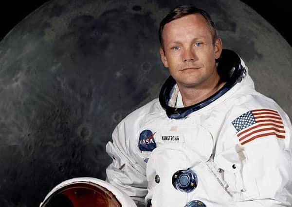 Astronaut Neil Armstrong, whose family hailed from the Scottish Borders. PIC:Wikicommons