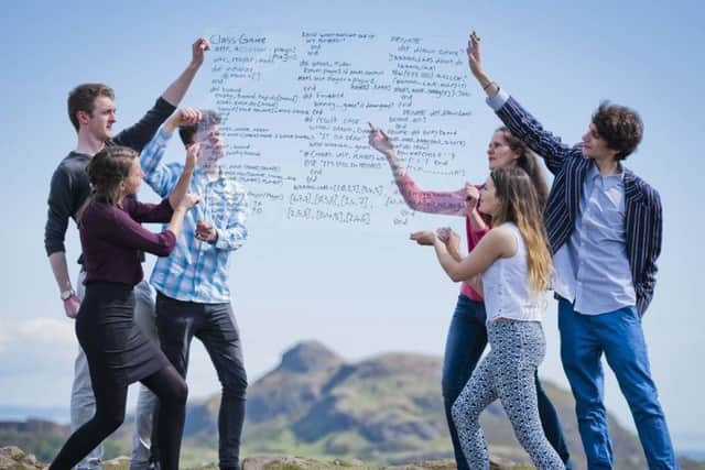 (Left to right) Vickie Henry, Adam Balfour, Sam Gregory, Bridgit Garvie, Joe Birchall, Rebecca Robertson at the. Picture: Chris Watt