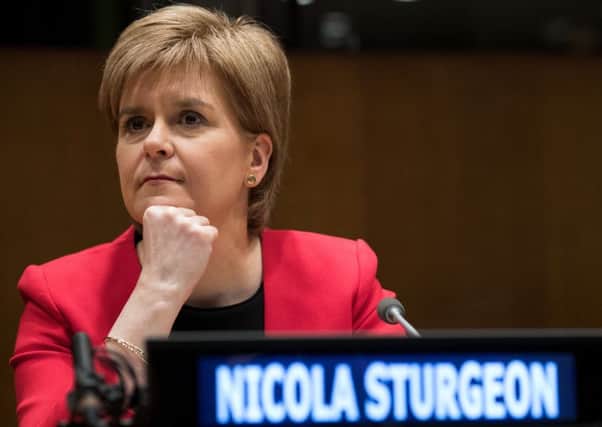 Nicola Sturgeon attends an event concerning the support of women in conflict, at U.N. headquarters Picture: Drew Angerer/Getty Images