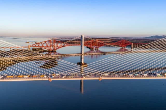 Work began on the Queensferry Crossing in 2011. Picture: Finlay Wells