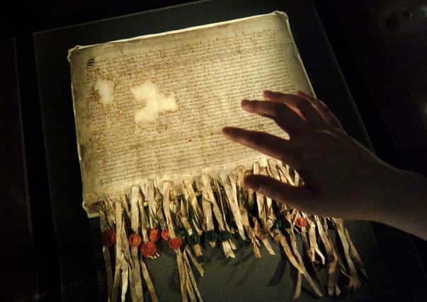 The Declaration of Arbroath was drafted up on this day 697 years ago. Picture: Gareth Easton/TSPL