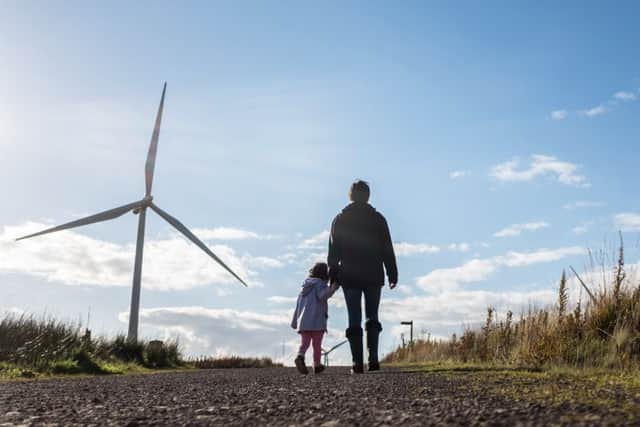 The numbers employed in the renewables sector in Scotland is on the rise. Picture: John Devlin/TSPL