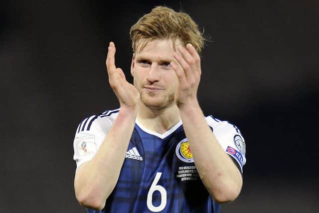 Celtic midfielder Stuart Armstrong made his Scotland debut during the month of March. Picture: SNS