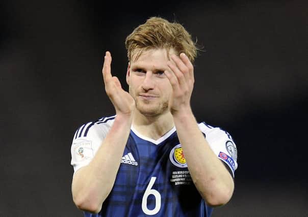 Celtic midfielder Stuart Armstrong made his Scotland debut during the month of March. Picture: SNS
