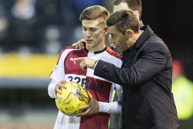 Myles Beerman stood up to the test in his Rangers debut. Picture: SNS.
