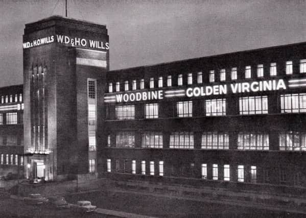 The WD&HO Wills factory in Alexandra Parade, Glasgow. It closed in the mid 1980s and is now a business centre. PIC: Contributed.