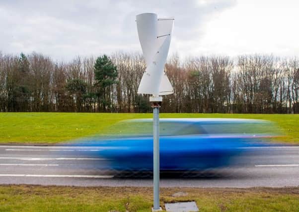 Capture Mobilitys roadside  turbine turns turbulence from passing vehicles into energy