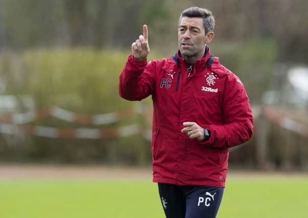 Rangers manager Pedro Caixinha will take his side to Aberdeen this weekend. Picture: SNS