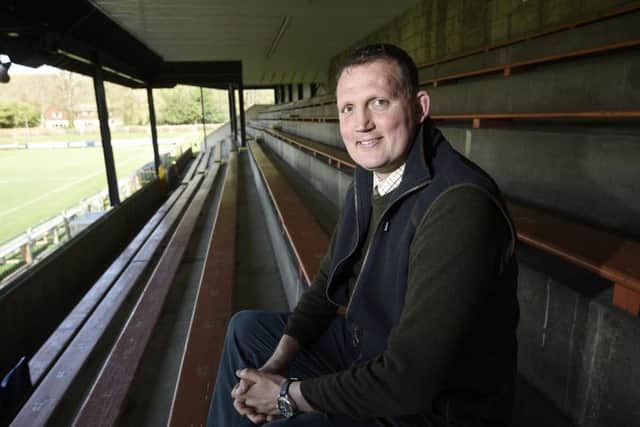 Doddie Weir at The Greenyards, where he will commentate on the Melrose Sevens. Picture: Greg Macvean