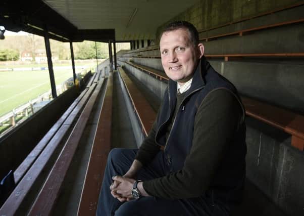 Doddie Weir at The Greenyards, where he will commentate on the Melrose Sevens. Picture: Greg Macvean