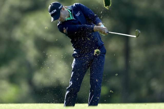 Russell Knox hits an approach on his way to a second successive 76. Picture: Getty Images