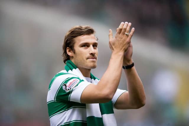 Is Erik Sviatchenko heading for the Celtic exit? Picture: John Devlin