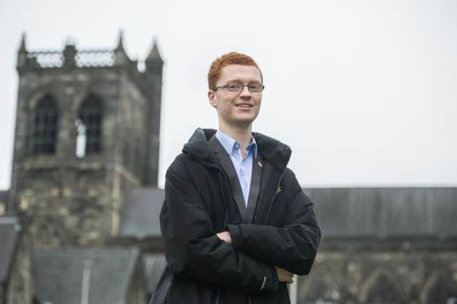 The letter was an initiative of Scottish Green MSP Ross Greer (pictured) and German Green MEP Terry Reintke. Picture; John Devlin
