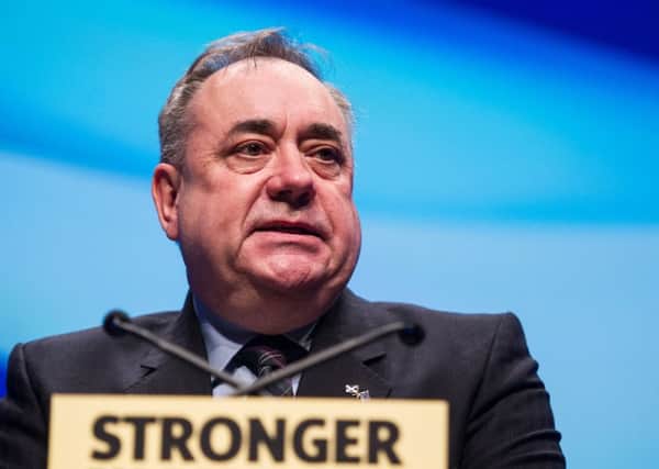 Alex Salmond believes that Theresa May's stance will crumble over time. Picture; John Devlin