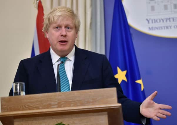 Foreign Secretary Boris Johnson. Picture: AFP/Getty Images