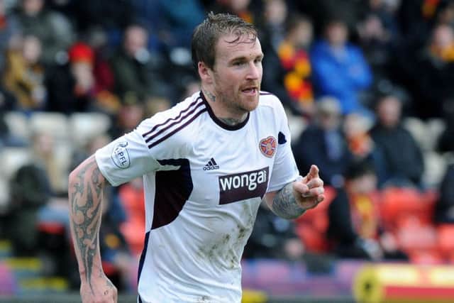 Ryan Stevenson played at Tynecastle for four years across two spells with the club. Picture: Lisa Ferguson