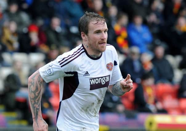 Ryan Stevenson played at Tynecastle for four years across two spells with the club. Picture: Lisa Ferguson