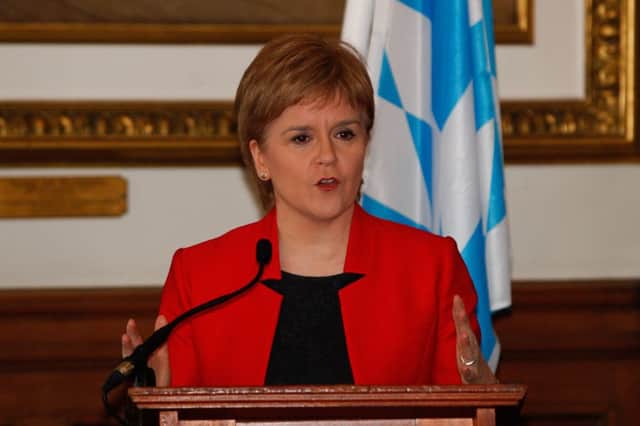A UK-wide poll by Lord Ashcroft found a majority of respondents in Scotland had a favourable view of Nicola Sturgeon. Picture: Scott Louden