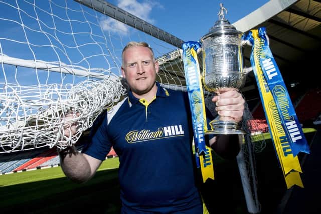 Former Hibernian goalkeeper Conrad Logan looks ahead to the William Hill Scottish Cup semi-final tie between Hibernian and Aberdeen. Picture: SNS