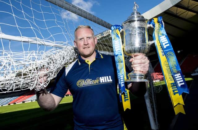 Former Hibernian goalkeeper Conrad Logan looks ahead to the William Hill Scottish Cup semi-final tie between Hibernian and Aberdeen. Picture: SNS