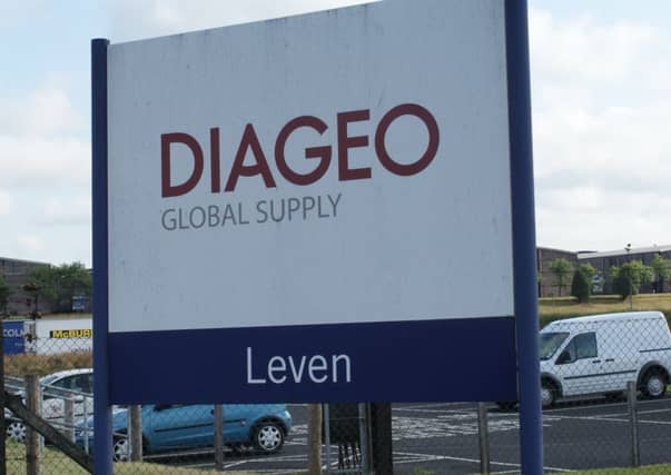Diageo's plant at Banbeath, Leven.