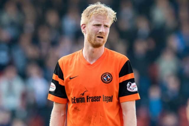 Thomas Mikkelsen scored Dundee United's winner against Dunfermline. Picture: SNS.