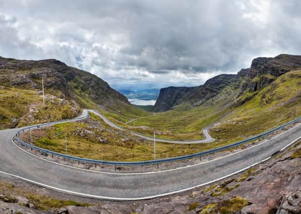 The hairpin bends of Bealach na BÃ  in the Highlands. Picture: Stefan Krause