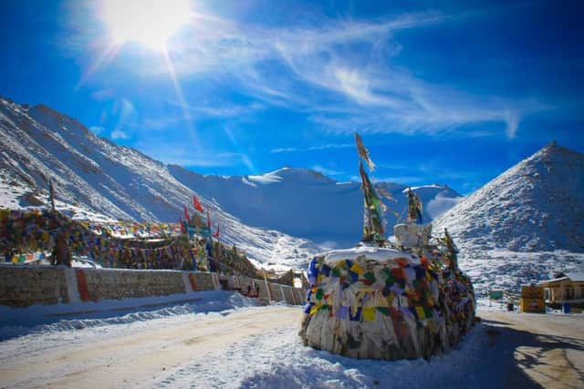 Khardung La in India