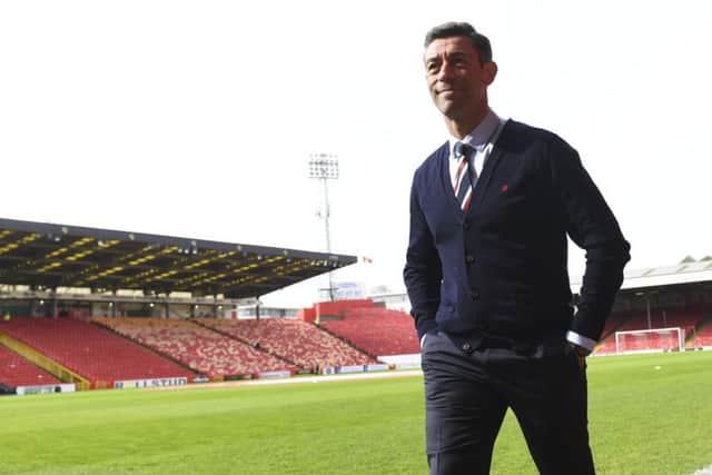 Johansson has been very impressed with the Rangers boss since joining his staff. Picture: SNS