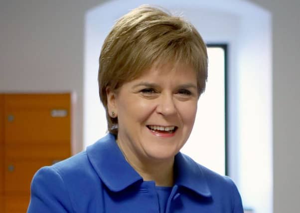 First Minister Nicola Sturgeon in Edinburgh. Picture: Jane Barlow/PA Wire